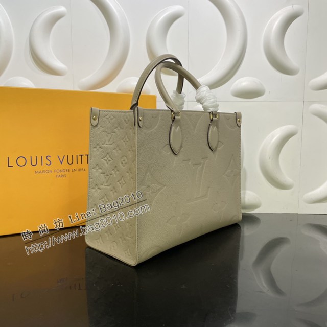 Lv路易威登2023專櫃新款OnTheGo中號手袋 LV壓紋粒面牛皮手提托特包 M45595 M45607 M46531 ydh5047